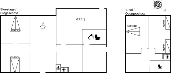 Grundriss Ferienhaus 11-4294 in Lökken