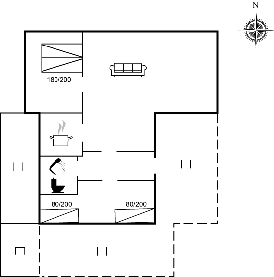 Grundriss Ferienhaus 11-4369 in Lökken