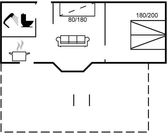 Grundriss Ferienhaus 11-4585 in Lökken