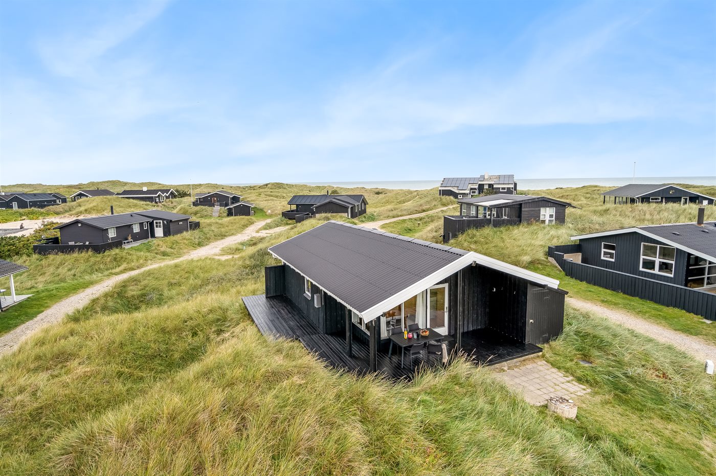 Strandnahes Wohlfühlhaus mit Sauna, Kamin und Meerblick