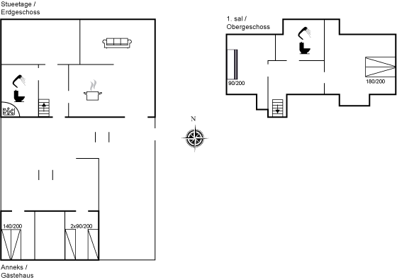 Grundriss Ferienhaus 11-4611 in Lökken