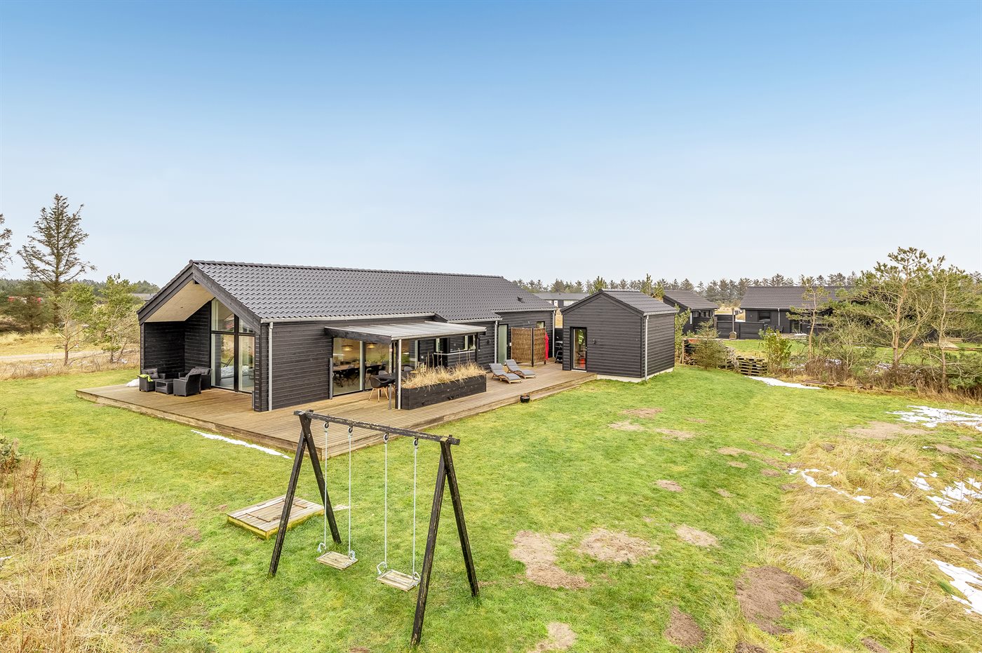 Designtraum mit Sauna, Hot Tub & Natur – nah am Strand!