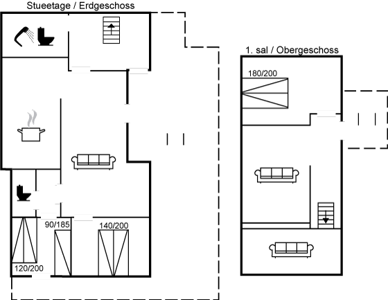 Grundriss Ferienhaus 12-0160 in Grönhöj