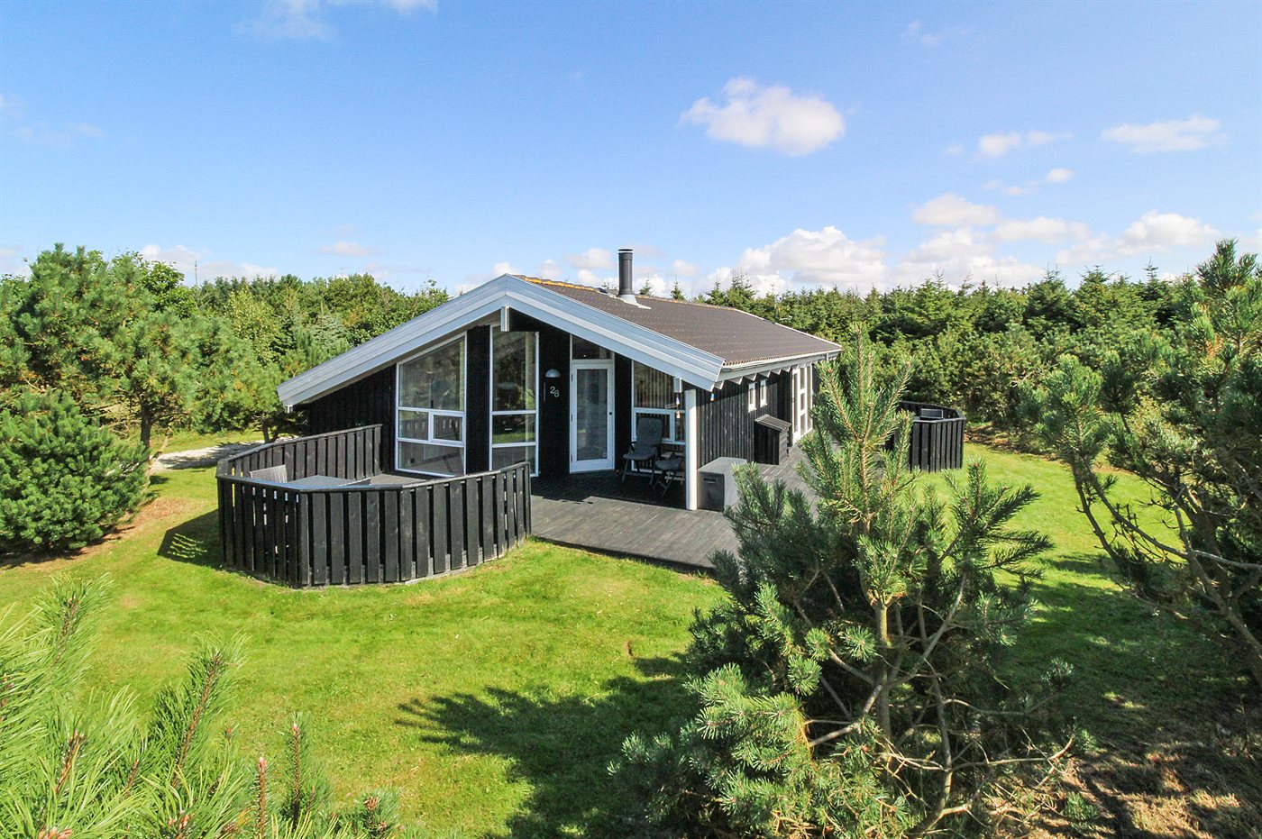 Ferienhaus Grönhöj mit Meerblick – 6 Pers. & Sauna