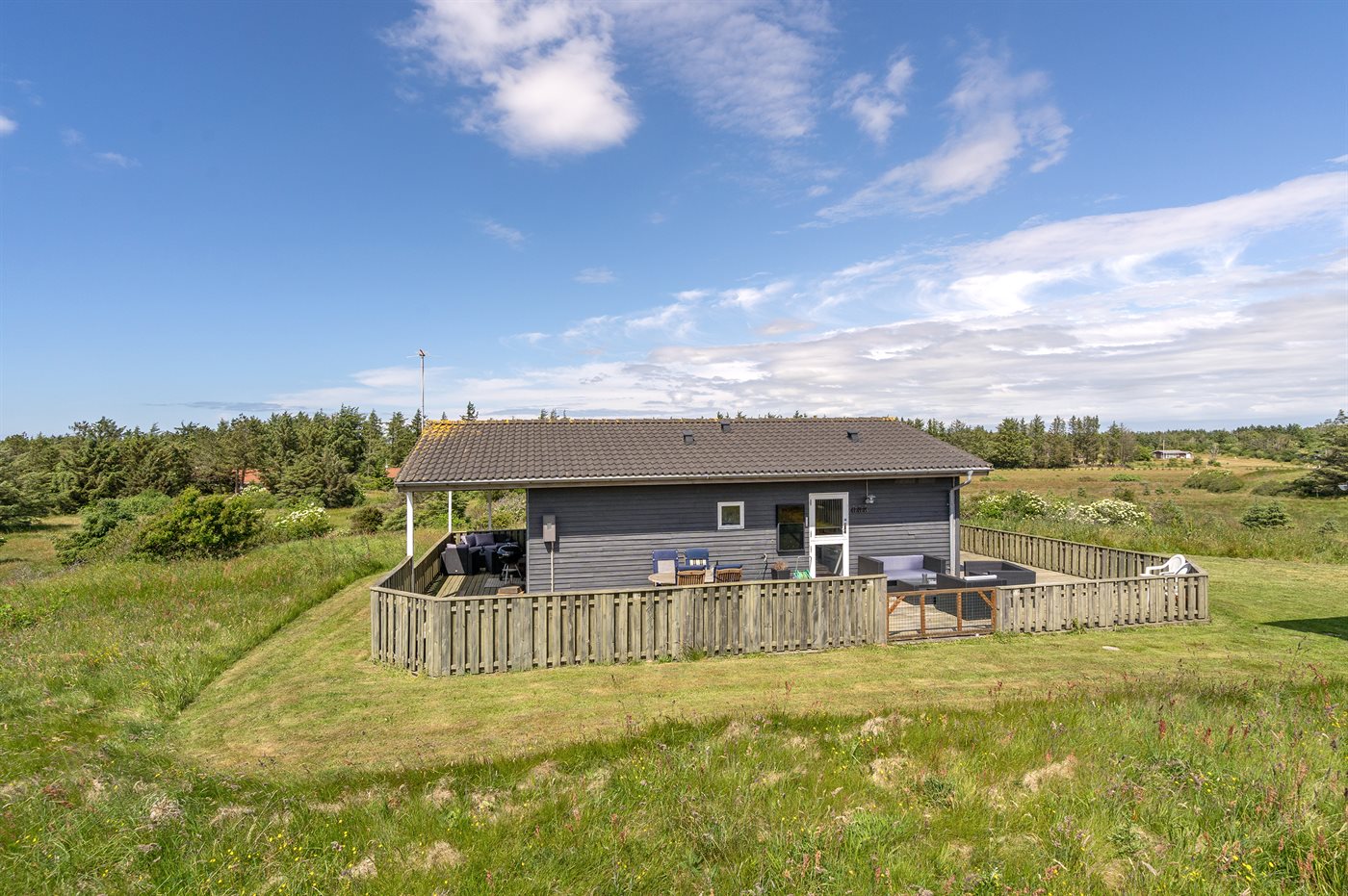 Großzügiges Ferienhaus mit Sauna, Kamin & Spielraum in Grönhöj