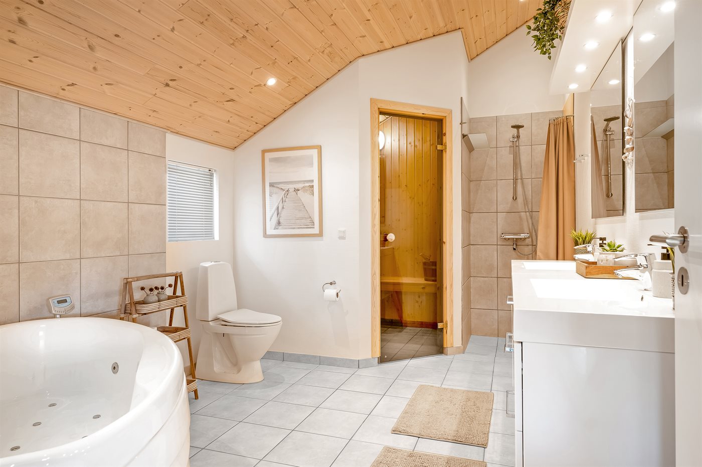 Entspannendes Ferienhaus mit Sauna und Poolspielspaß in Grønhøj - Bild 5