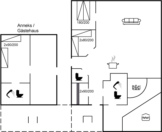 Grundriss Urlaubstraum mit Meerblick: Dein Ferienhaus in Grönhöj!