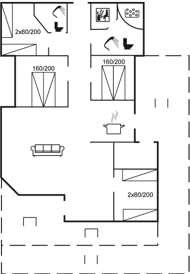 Grundriss Ferienhaus 12-2043 in Grönhöj