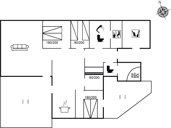Floor plan_Holiday home_13-0345