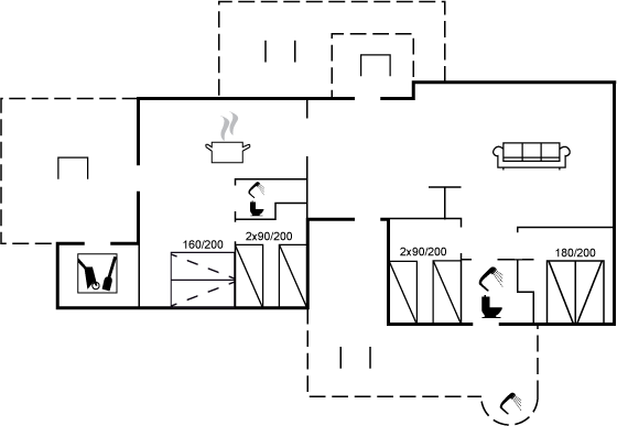 Grundriss Ferienhaus 13-0415 in Saltum