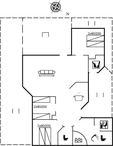 Floor plan_Holiday home_14-0253