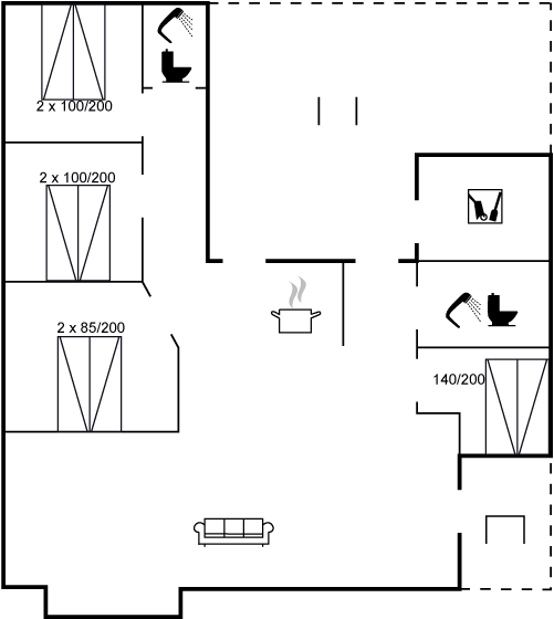 Grundriss Ferienhaus 14-0601 in Blokhus