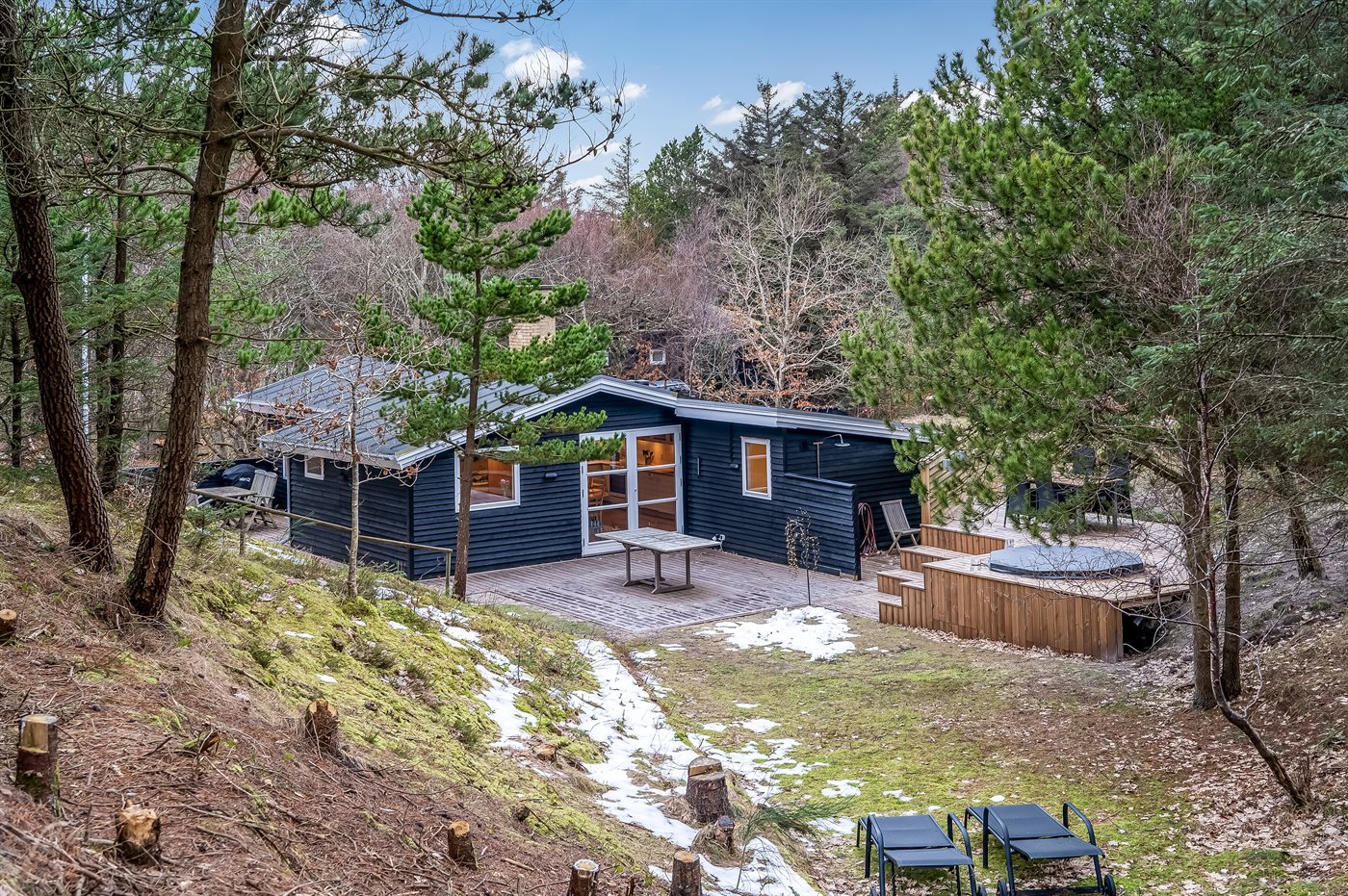 Entspannung pur im Ferienhaus mit Whirlpool und Meerblick