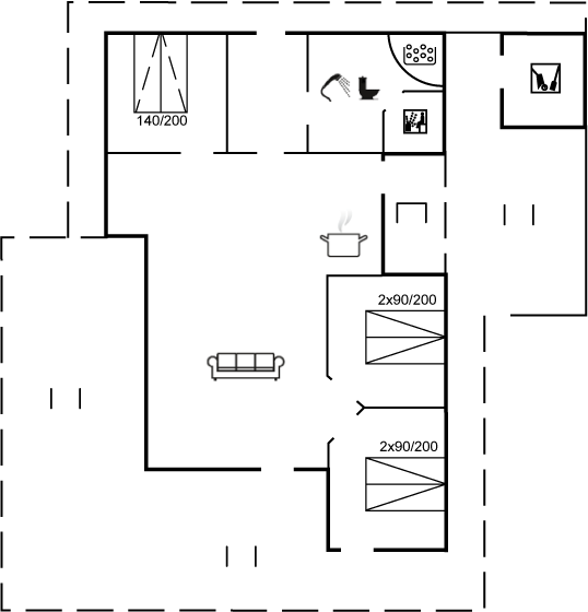 Floor plan_Holiday home_16-1042
