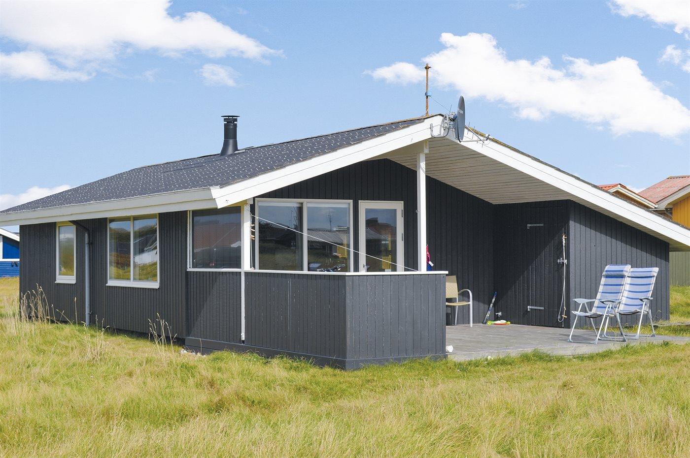 Idyllisches Holzhaus mit Kamin und Strandnähe in Thisted