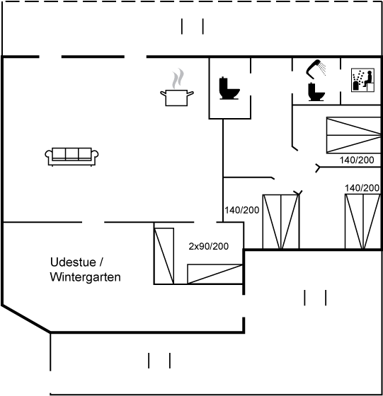 Grundriss Ferienhaus 17-1214 in Klitmöller