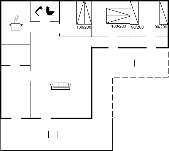 Grundriss Ferienhaus 17-1249 in Klitmöller