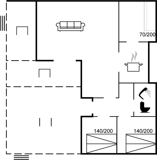 Grundriss Ferienhaus 17-1253 in Klitmöller