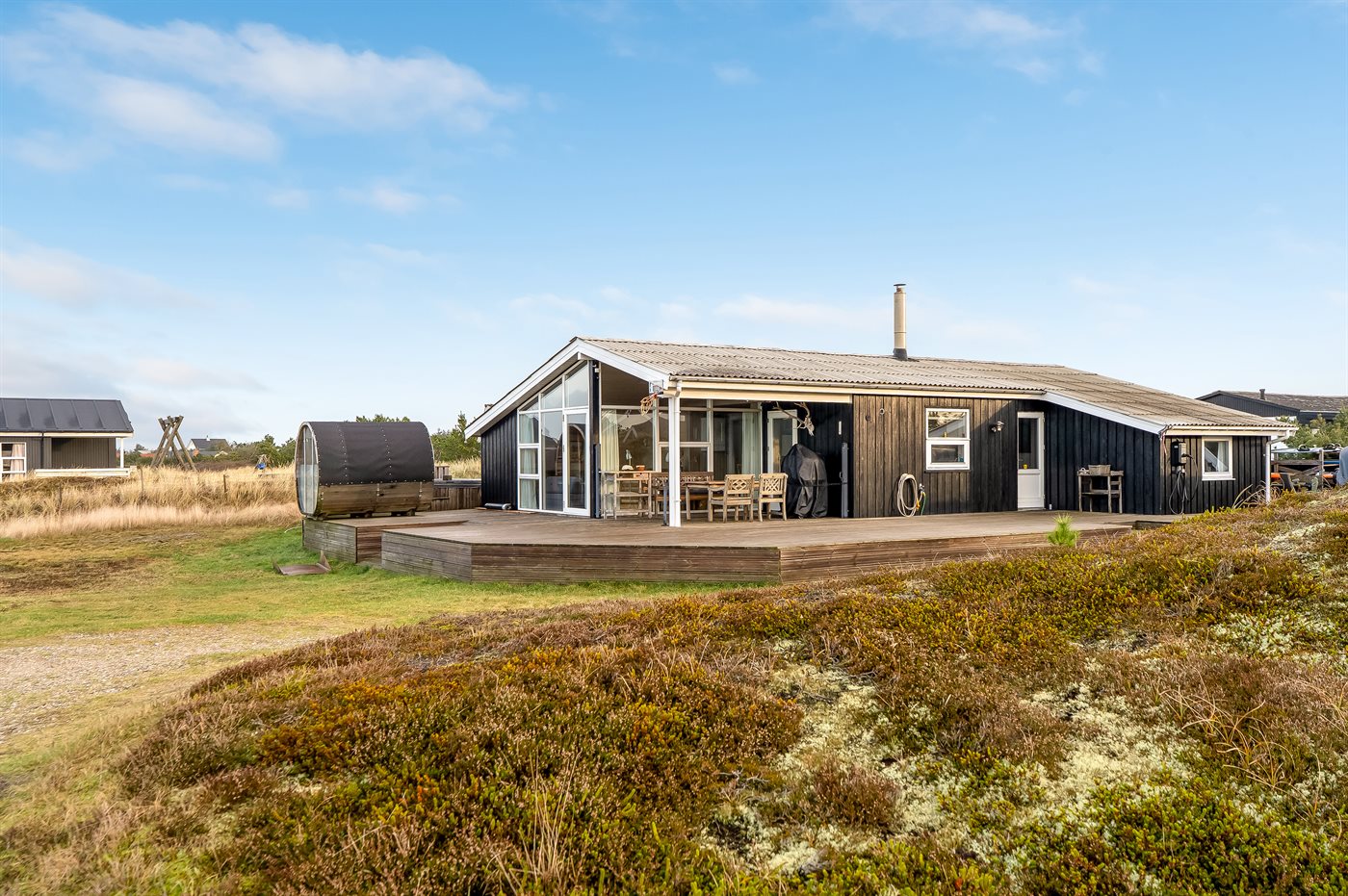 Entspannung pur: Sauna, Hot Tub & Meerblick in Klitmöller
