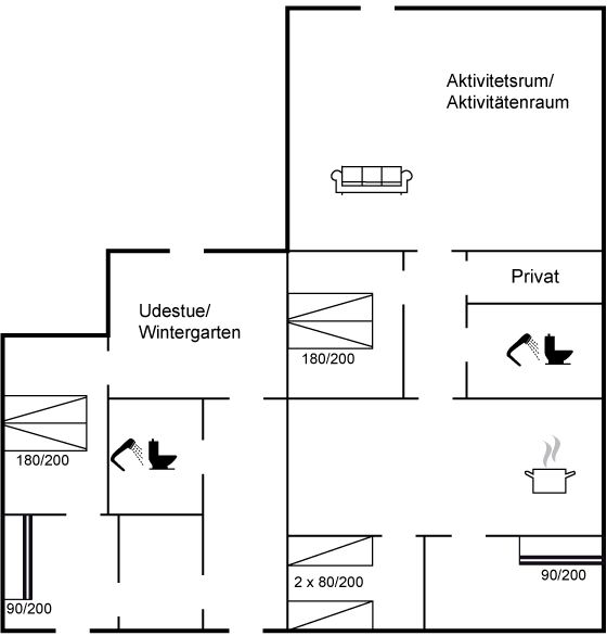 Grundriss Ferienhaus 18-3138 in Agger