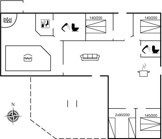 Floor plan_Holiday home_18-4038