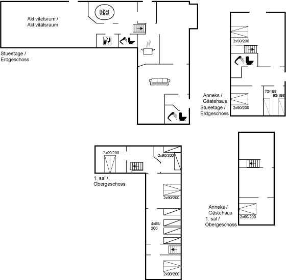 Grundriss Ferienhaus 20-1118 in Langerhuse