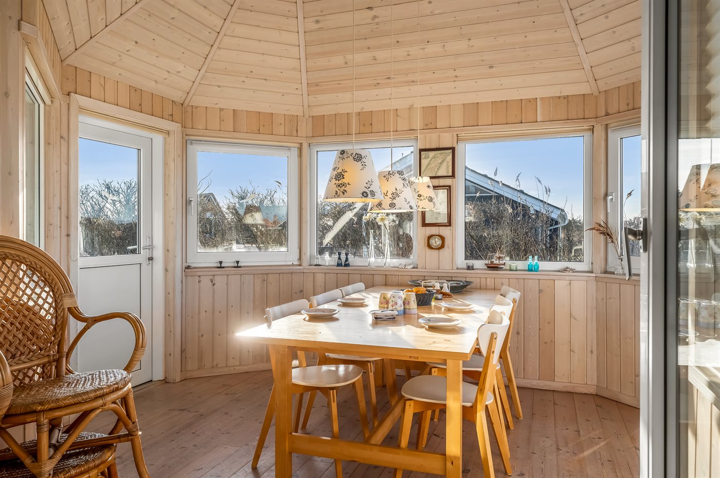 Reetdachhaus mit Sauna, Kamin & Meerblick in Vrist Strand - Bild 3