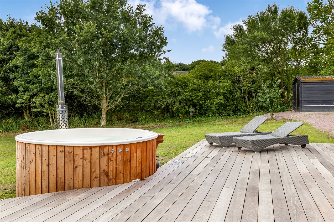 Modernes Ferienhaus mit Fjordblick & Wellness in Gjellerodde - Bild 3