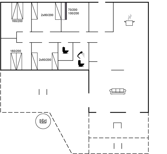 Grundriss Ferienhaus 20-1520 in Gjellerodde