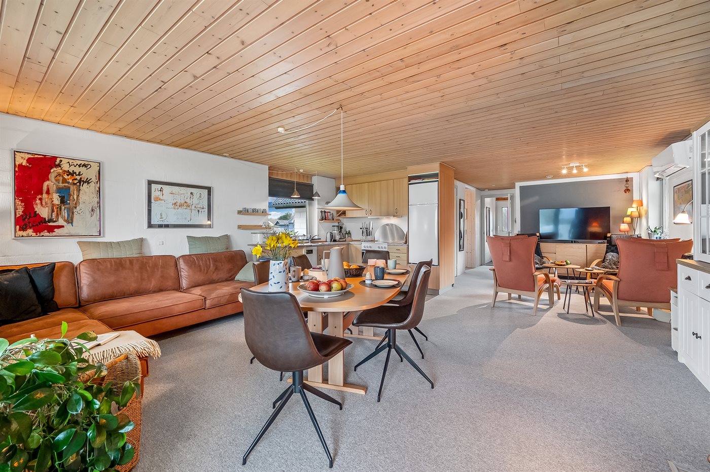 Skalstrup-Fjordidylle: Modernes Ferienhaus mit Sauna & Kamin - Bild 4