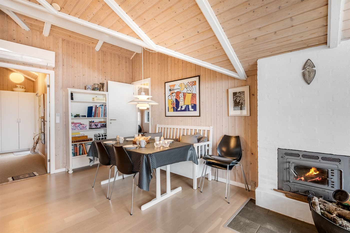 Ferienhaus Houvig mit Meerblick – 6 Pers. & Sauna