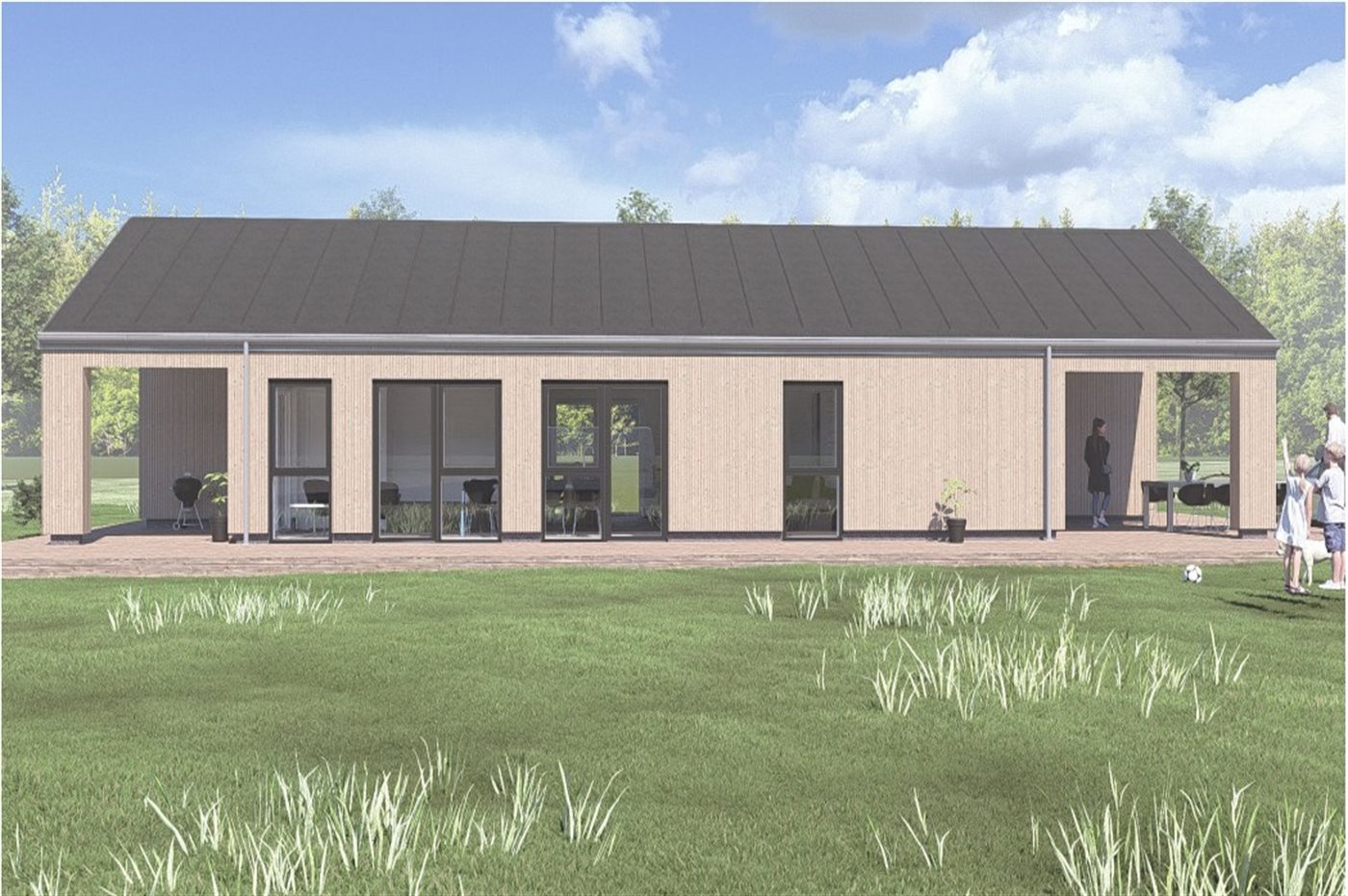 Gemütliches Ferienhaus Søndervig mit Hund – 300m zum Strand