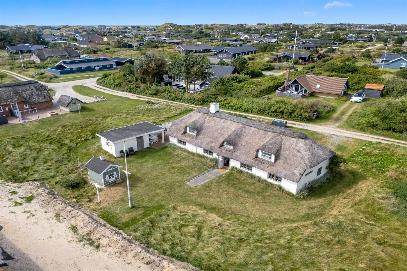 Historisches Ferienhaus mit Sauna & Meerblick nahe Søndervig - Bild 2