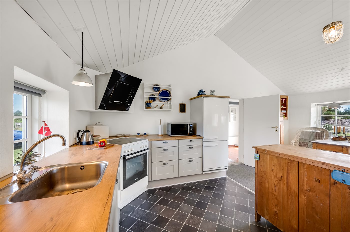 Historisches Ferienhaus mit Sauna & Meerblick nahe Søndervig - Bild 5