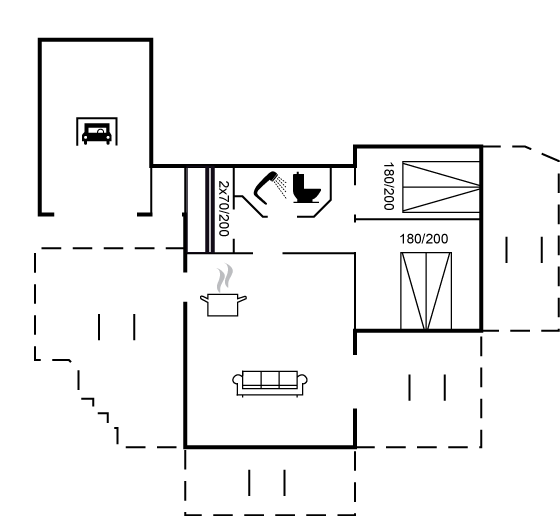 Grundriss Ferienhaus 22-1299 in Söndervig