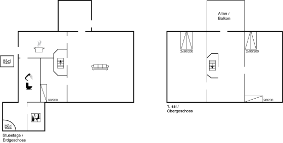 Grundriss Einladendes Ferienhaus mit Sauna und Whirlpool in Søndervig