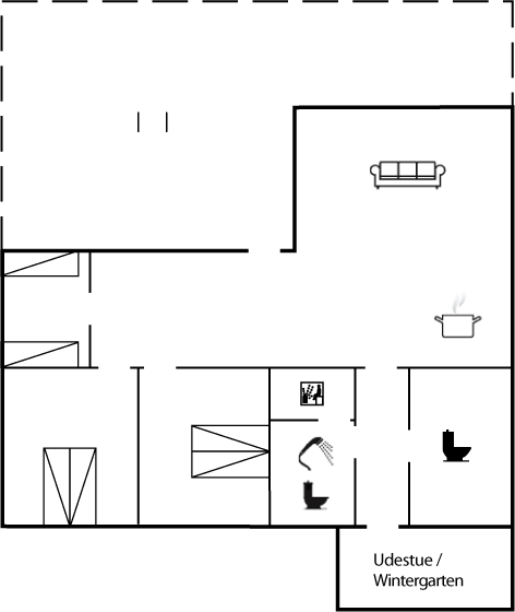 Grundriss Ferienhaus 22-1358 in Söndervig