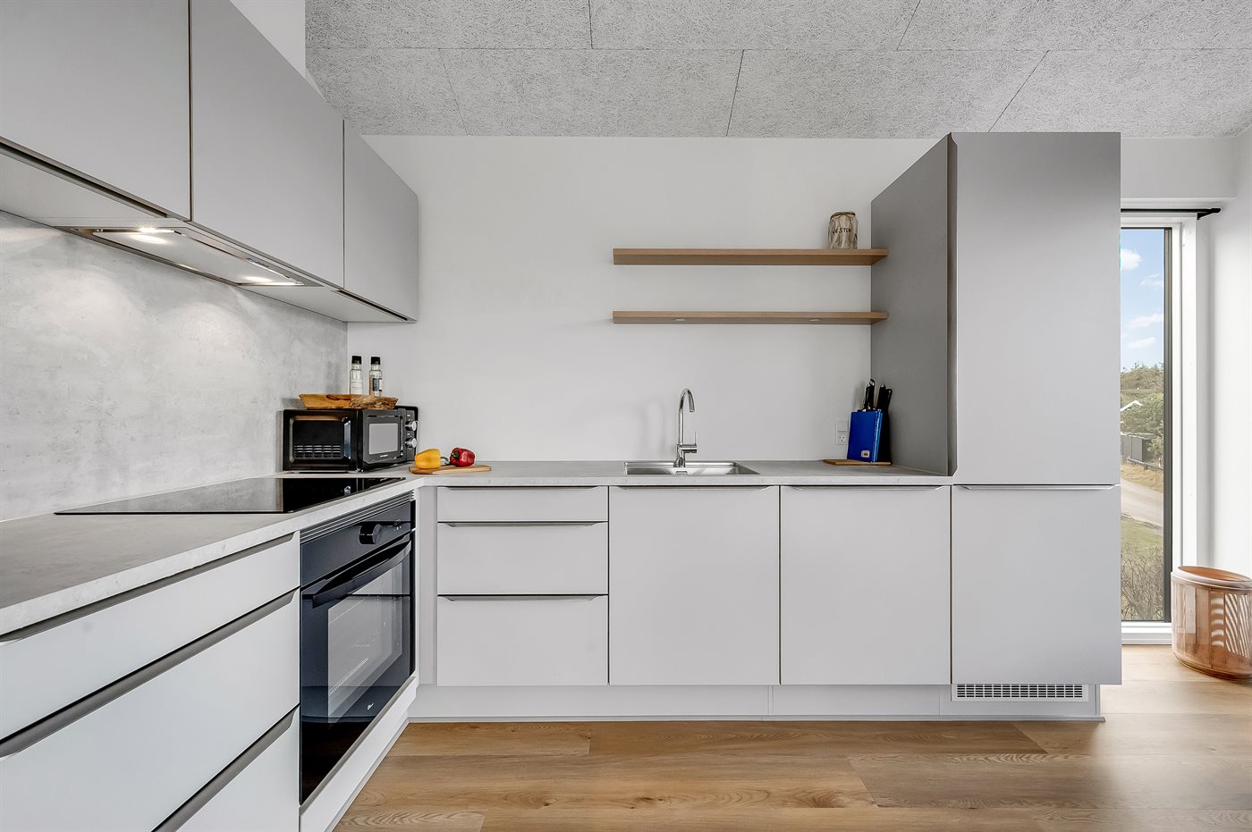 Modernes Strandglück in Søndervig mit Sauna und Meerblick - Bild 3