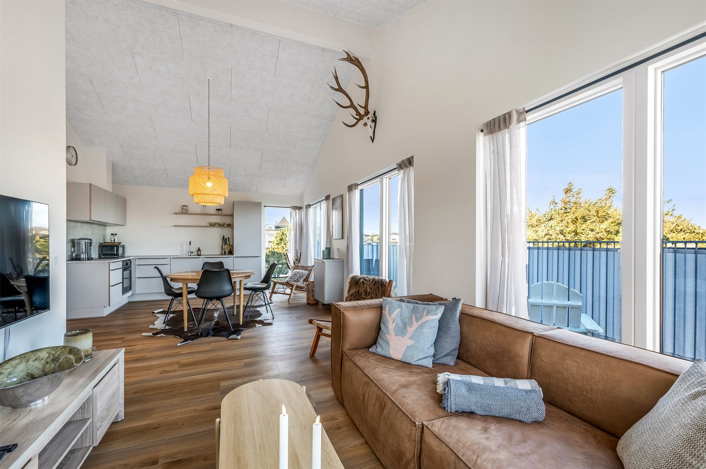 Modernes Strandglück in Søndervig mit Sauna und Meerblick - Bild 4