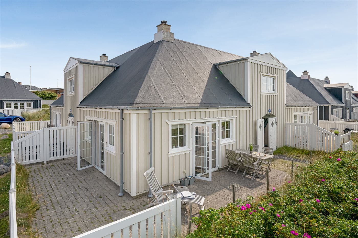 Strandnahes Dünenhaus mit Sauna, Kamin und Meerblick