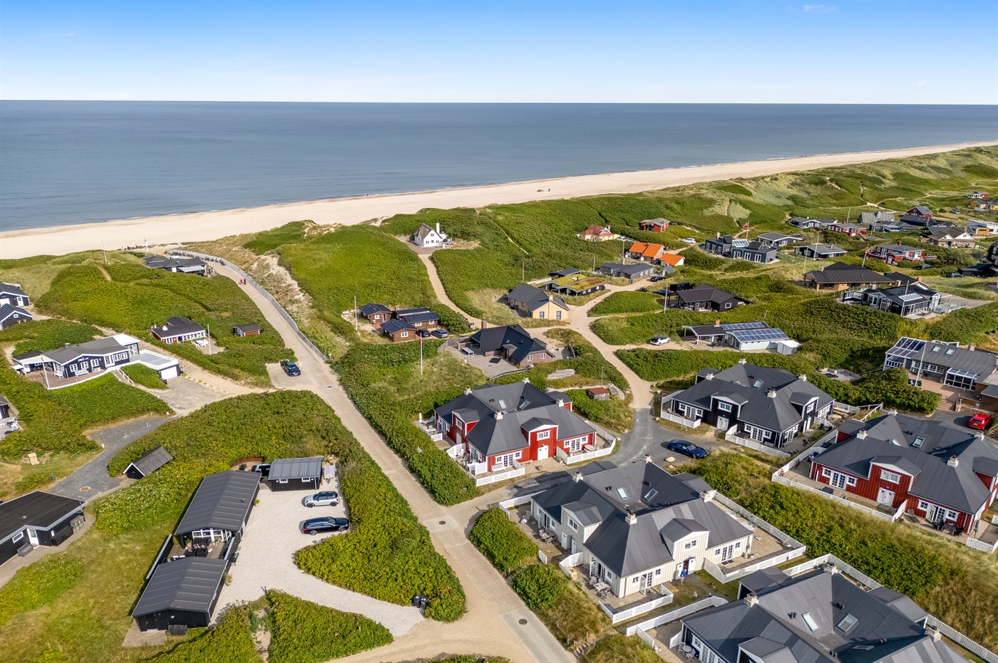 Strandnahes Dünenhaus mit Sauna, Kamin und Meerblick - Bild 2