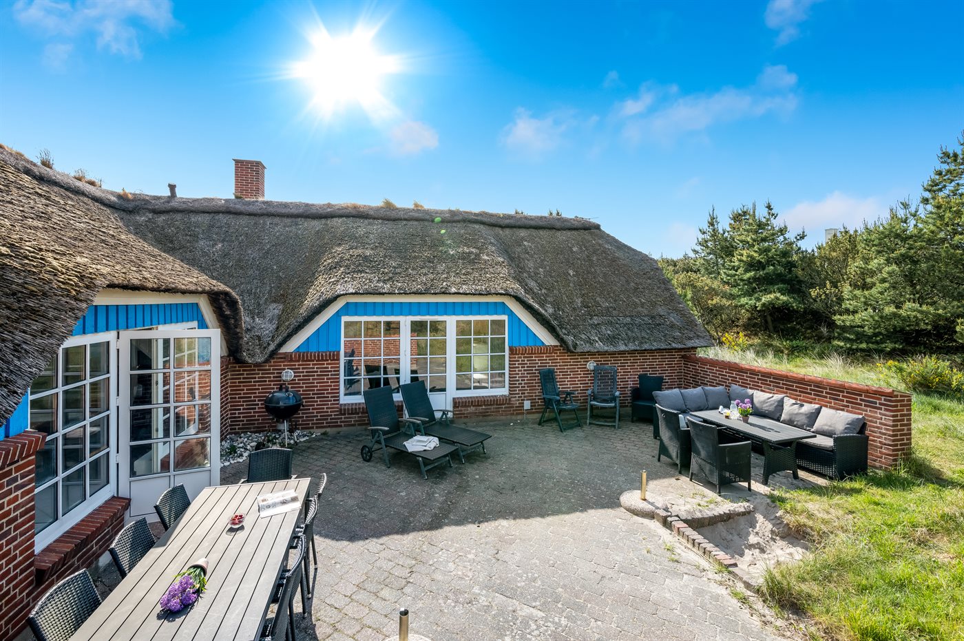 Nordsee-Idylle mit Pool, Sauna und Dünenblick in Klegod