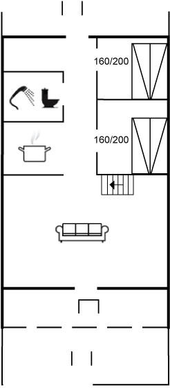 Grundriss Ferienhaus 22-2522 in Klegod