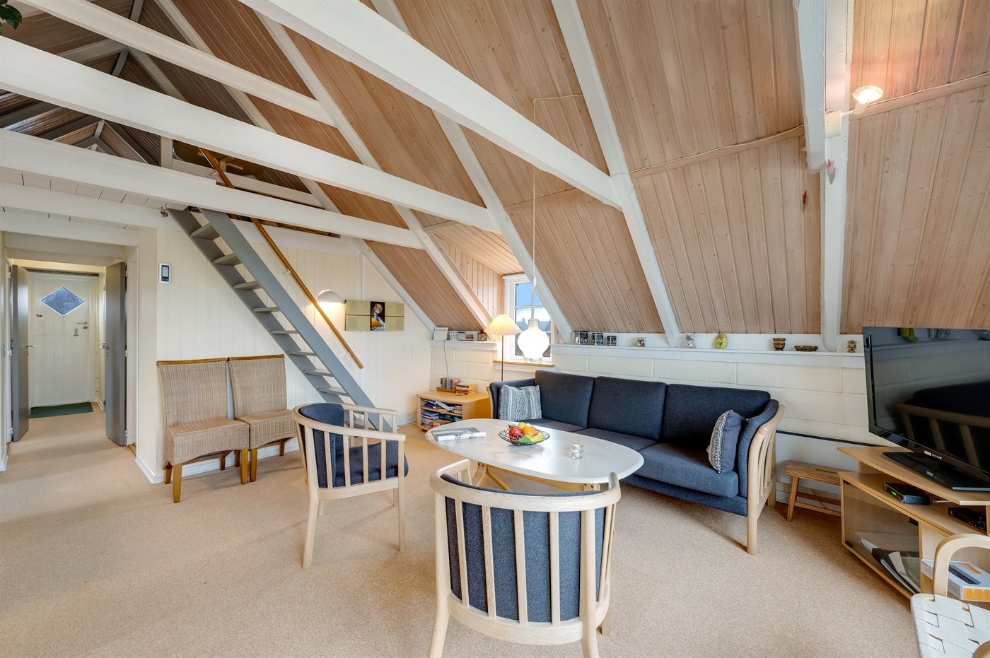 Reetdachhaus mit Sauna, Meerblick & Terrasse in Klegod - Bild 5