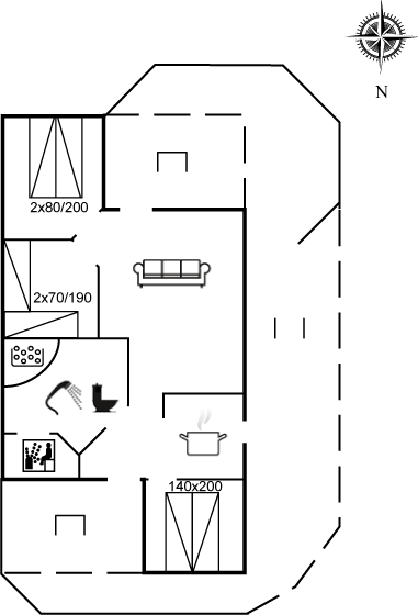 Grundriss Ferienhaus 23-1912