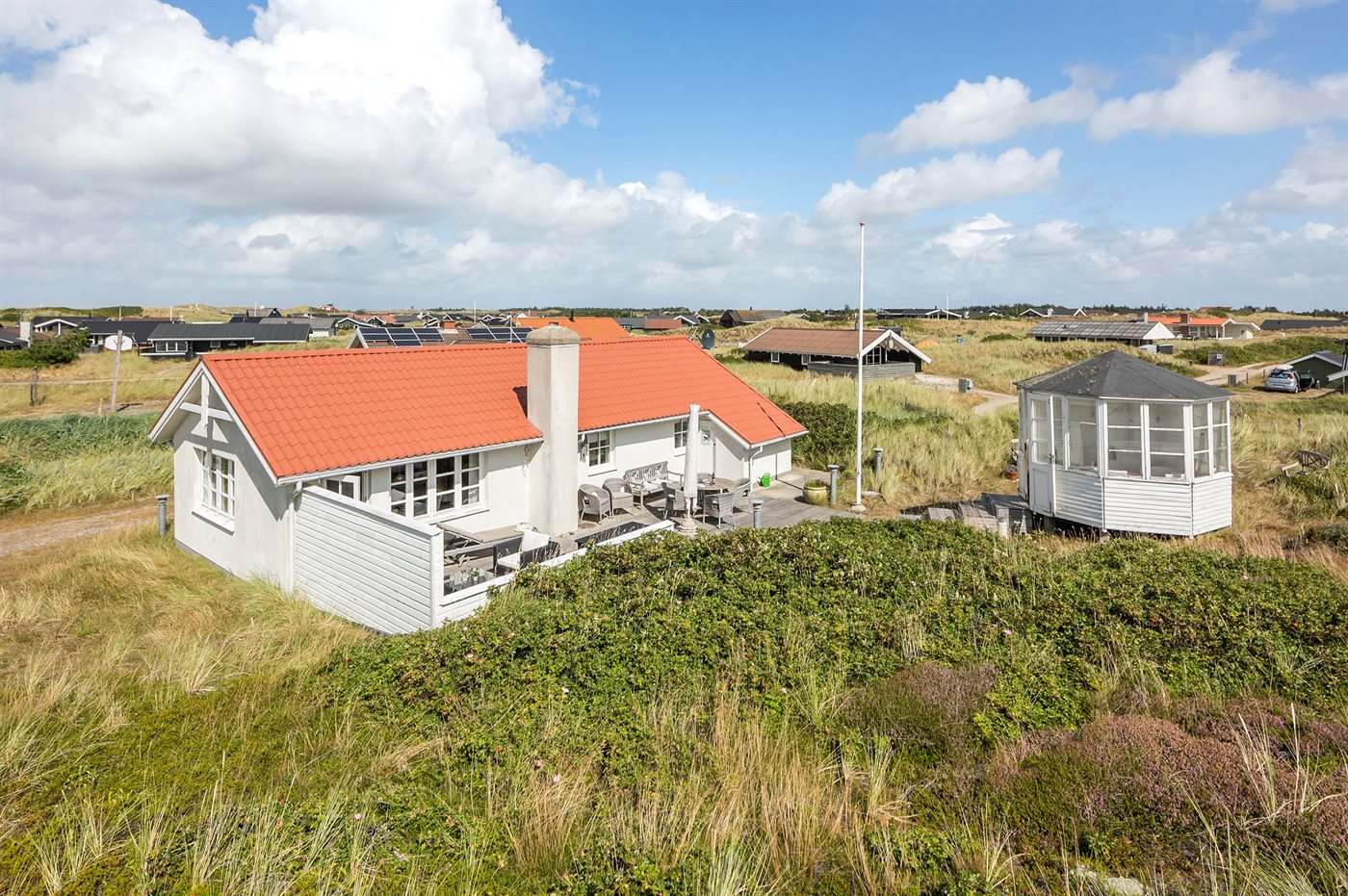 Idyllisches Ferienhaus am Strand für entspannte Tage