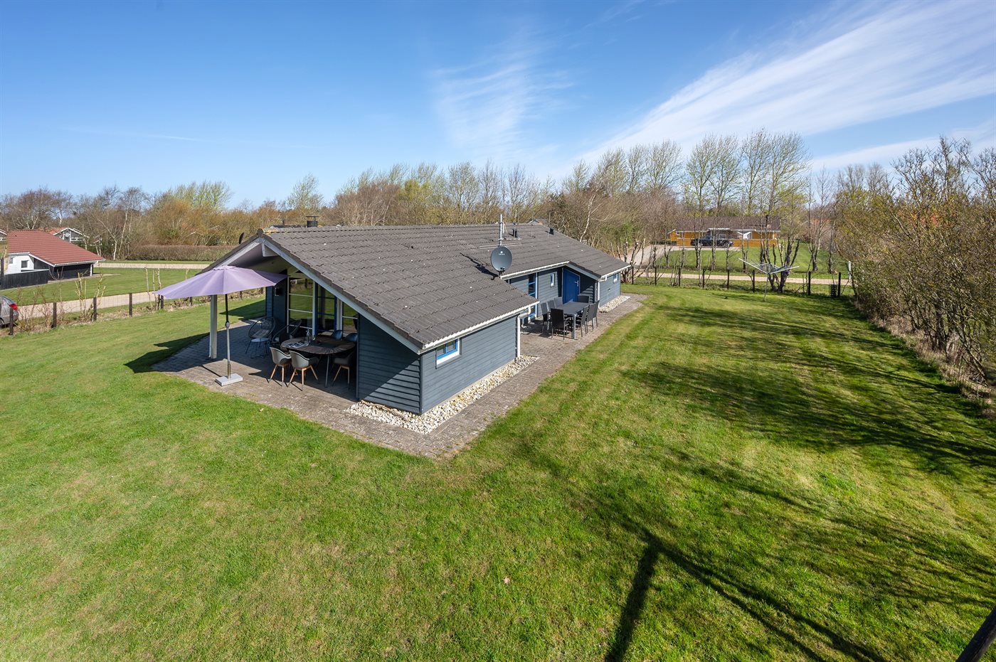 Entspannendes Ferienhaus in Bork Havn nahe dem Fjord