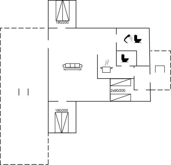Grundriss Ferienhaus 24-1055 in Hemmet