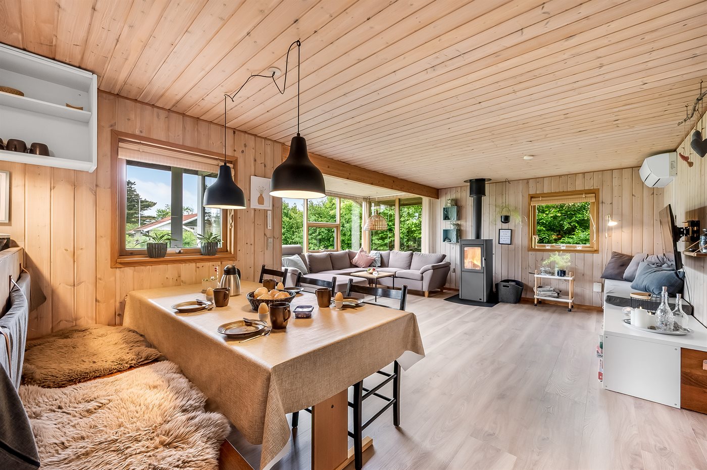 Gemütliches Ferienhaus mit Garten und Sauna in Skaven Strand - Bild 3