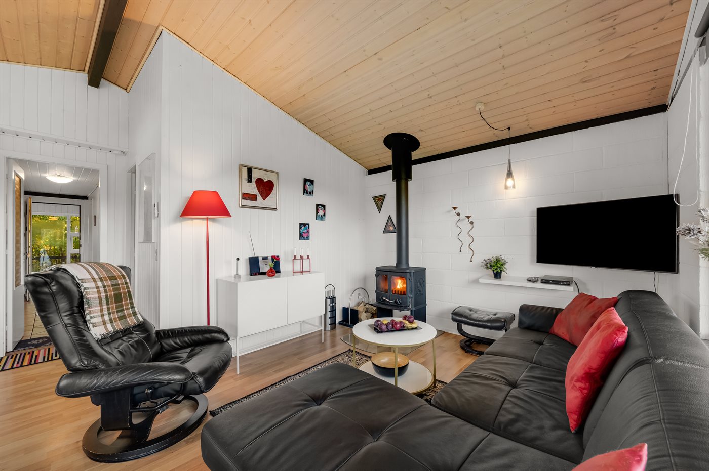 Gemütliches Ferienhaus mit Sauna und Wintergarten am Fjord - Bild 2